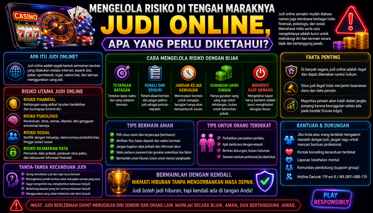 Mengelola Risiko di Tengah Maraknya Judi Online, Apa yang Perlu Diketahui?